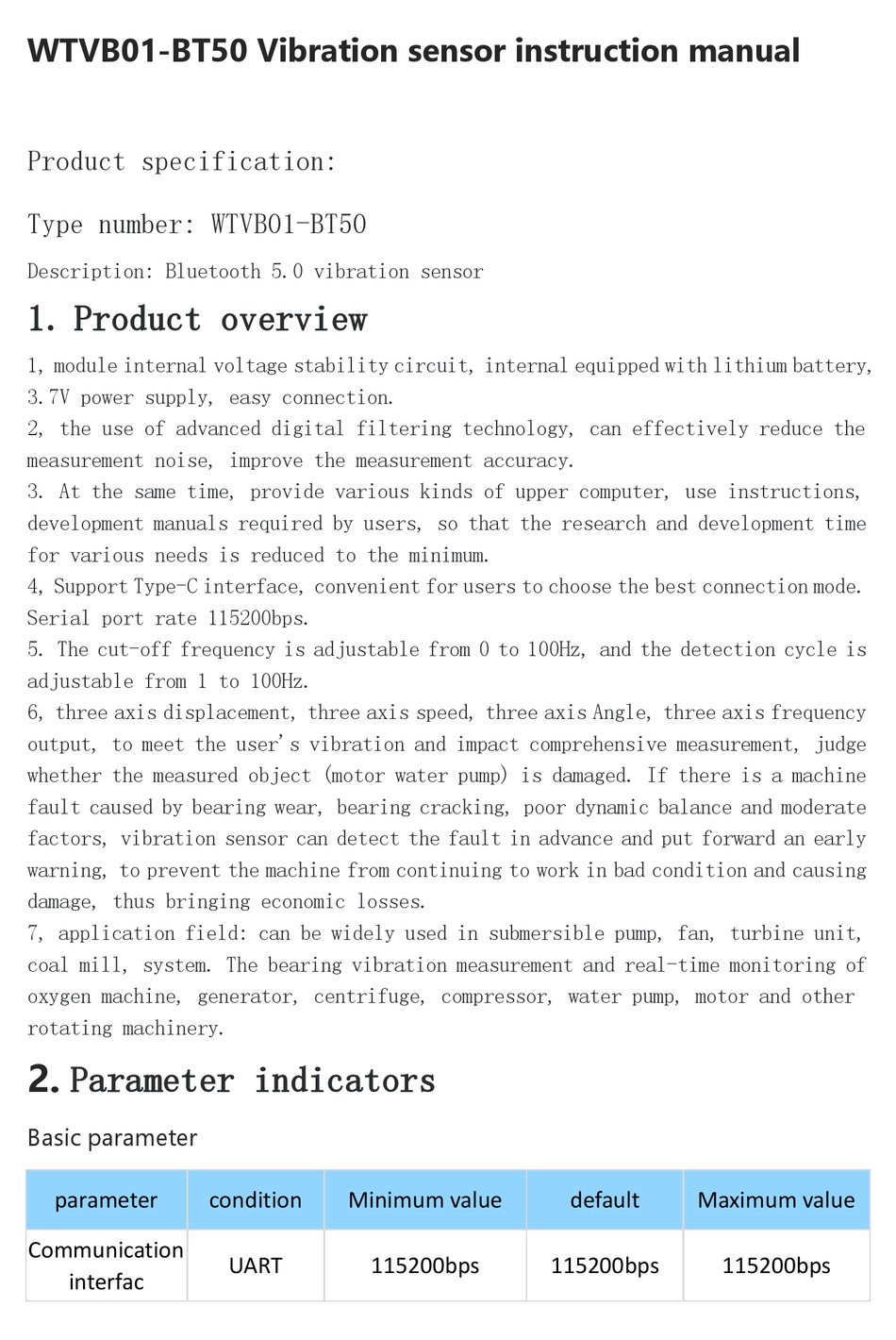 WIT WTVB01-BT50 INSTRUCTION MANUAL Pdf Download | ManualsLib