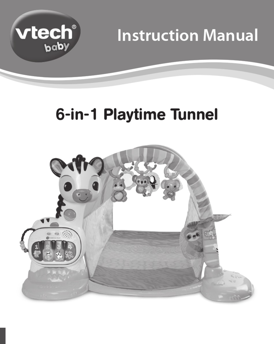 VTECH BABY 6IN1 PLAYTIME TUNNEL INSTRUCTION MANUAL Pdf Download