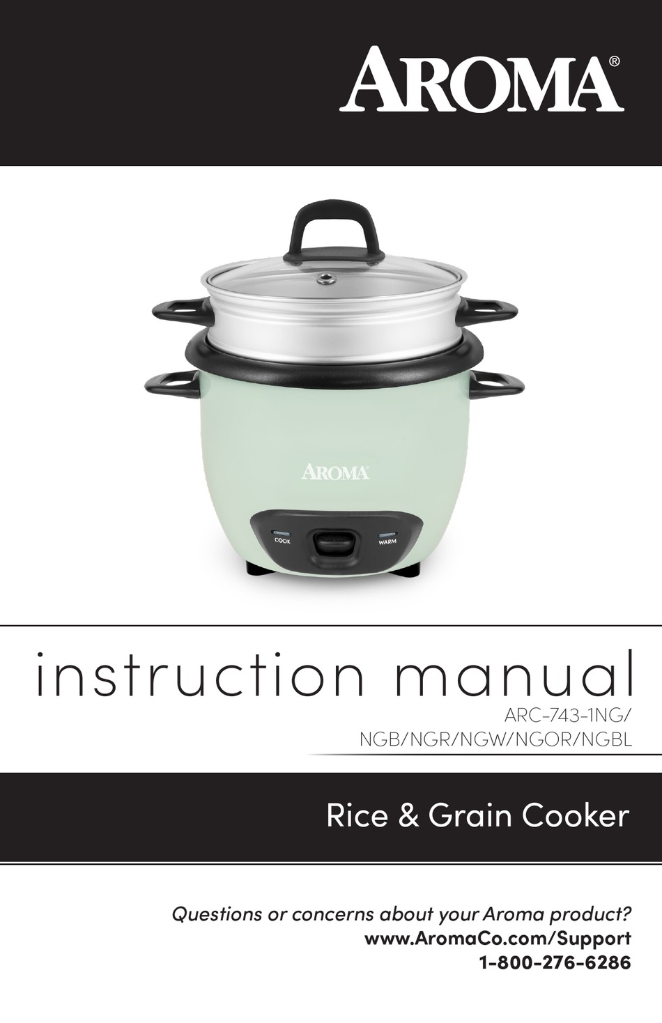 AROMA ARC7431NG INSTRUCTION MANUAL Pdf Download ManualsLib