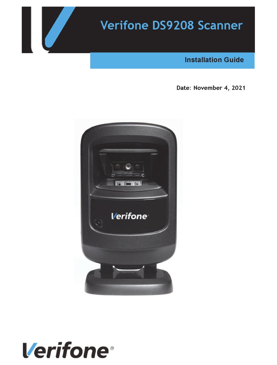 VERIFONE DS9208 INSTALLATION MANUAL Pdf Download ManualsLib