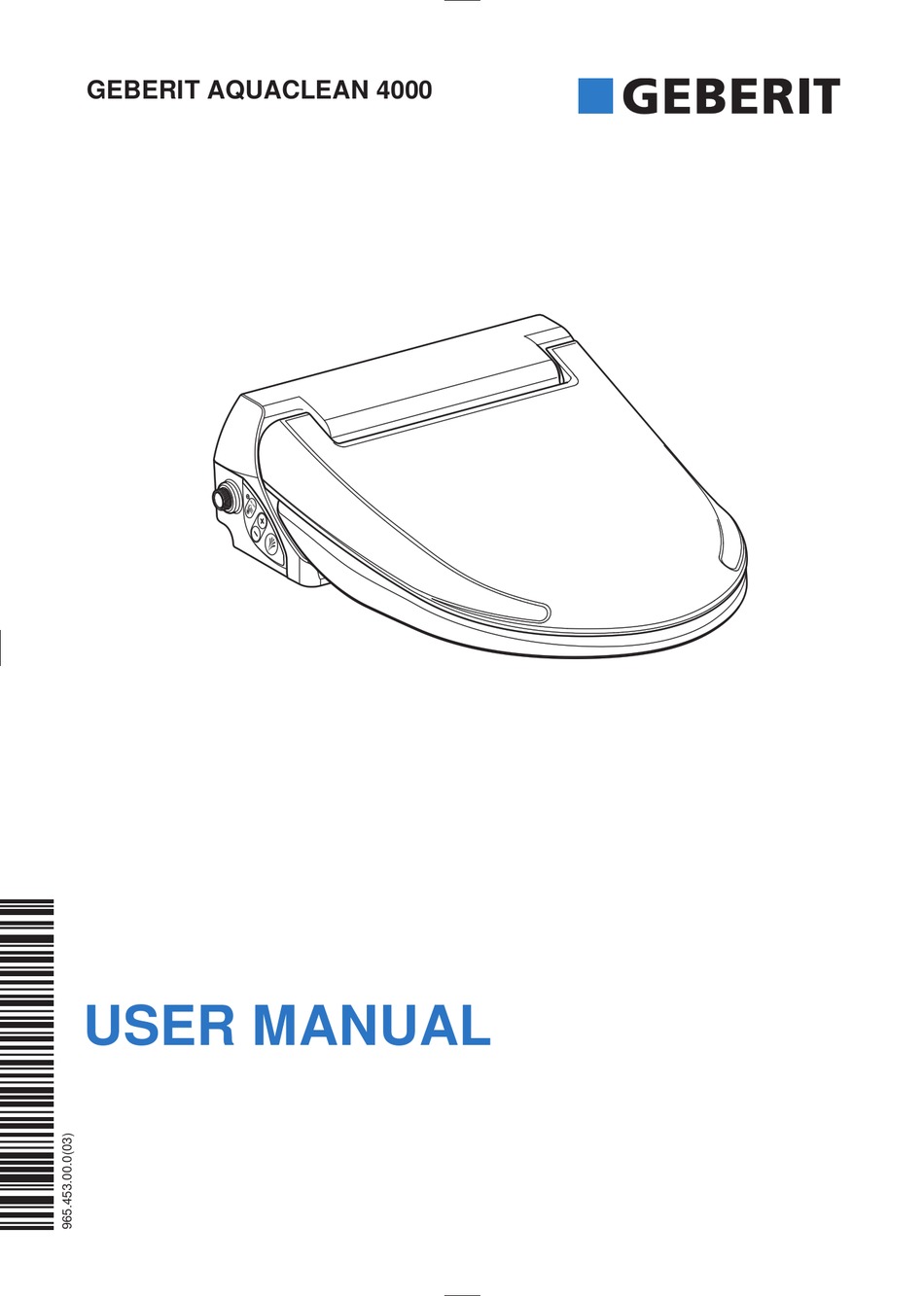 GEBERIT AQUACLEAN 4000 USER MANUAL Pdf Download | ManualsLib