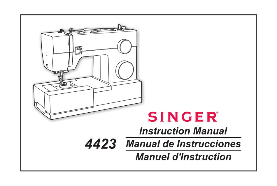 SINGER 4423 INSTRUCTION MANUAL Pdf Download ManualsLib