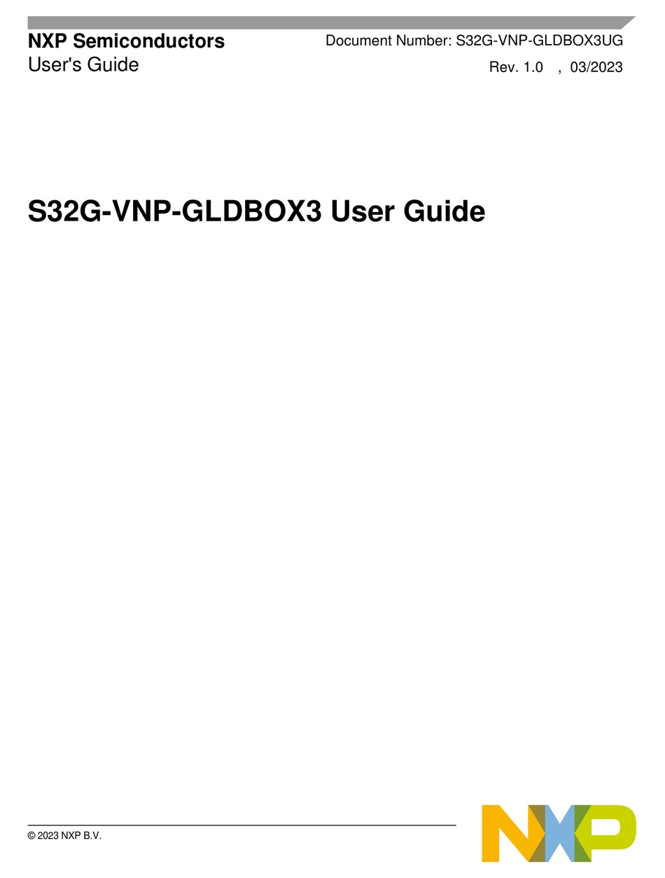 NXP SEMICONDUCTORS S32G-VNP-GLDBOX3 USER MANUAL Pdf Download | ManualsLib