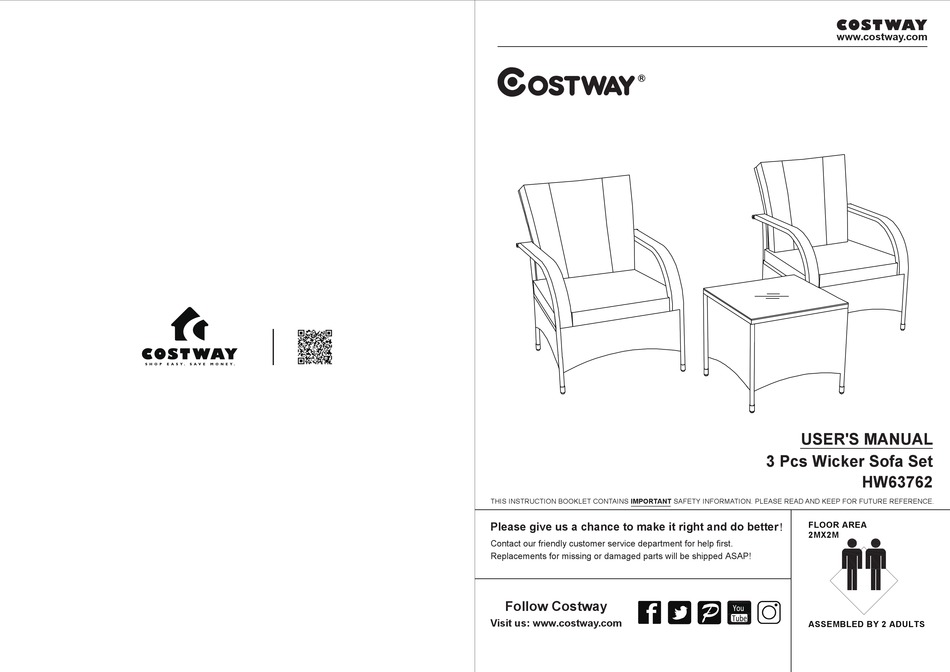 COSTWAY HW63762 USER MANUAL Pdf Download ManualsLib