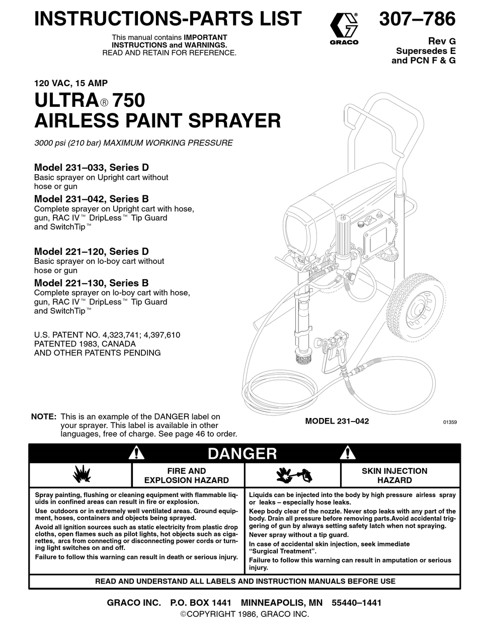 Graco sales ultra 750