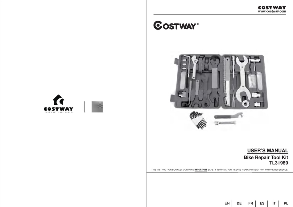 COSTWAY TL31989 USER MANUAL Pdf Download ManualsLib