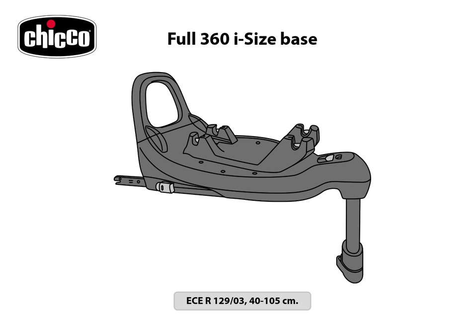 CHICCO FULL 360 ISIZE BASE INSTRUCTION MANUAL Pdf Download ManualsLib