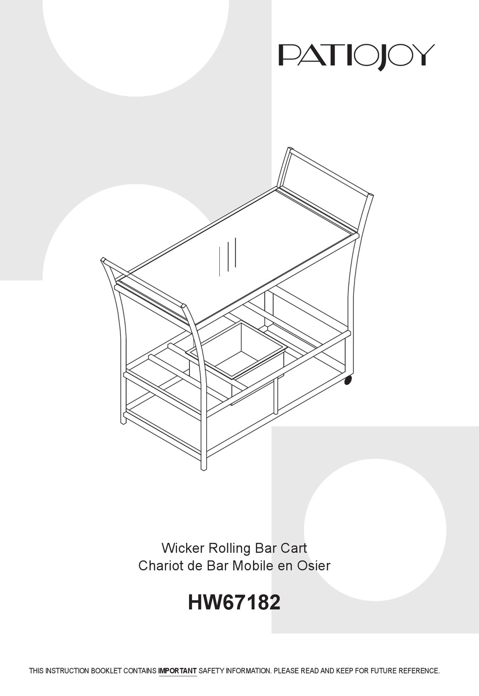PATIOJOY HW67182 QUICK START MANUAL Pdf Download ManualsLib