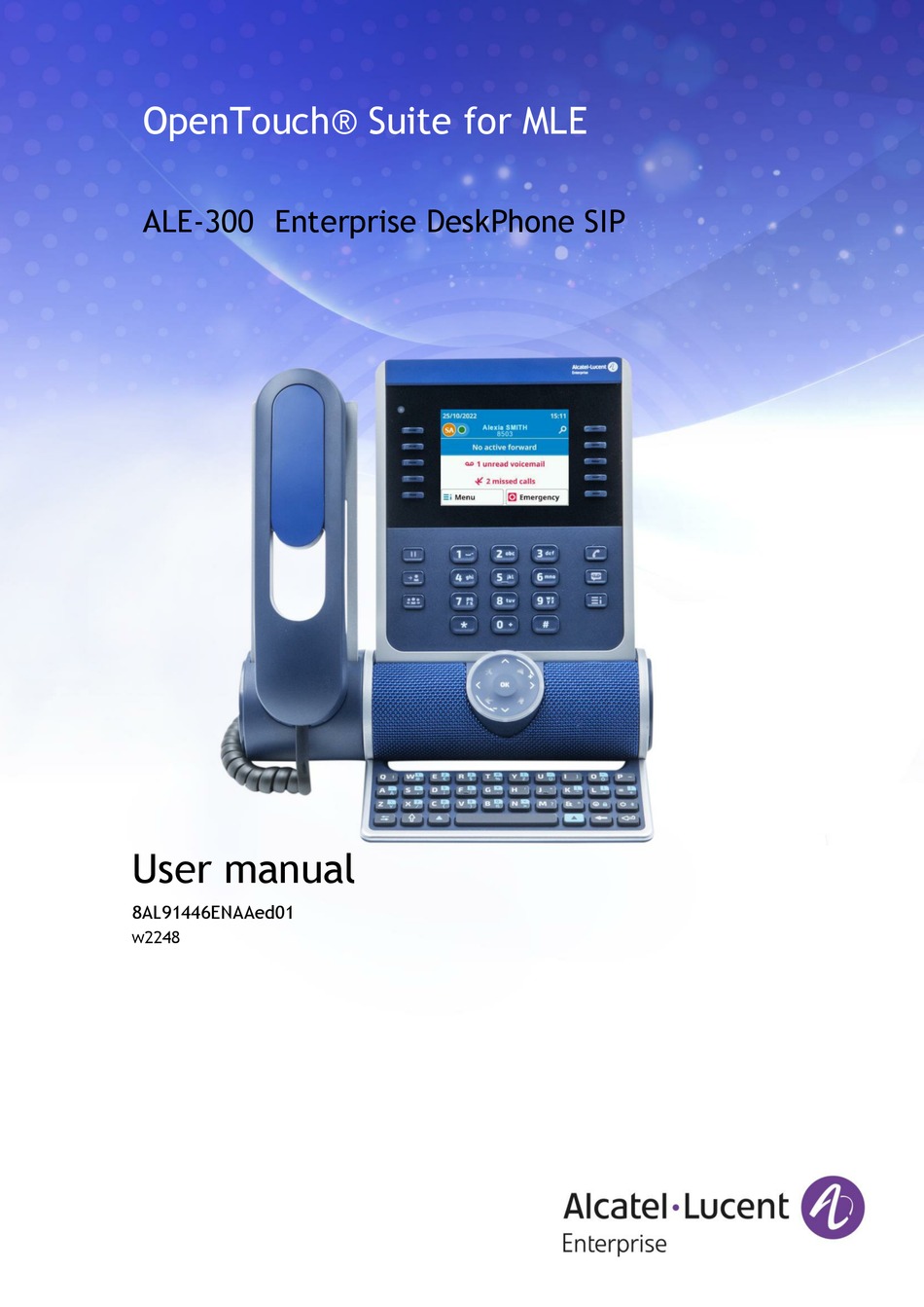 Alcatel Lucent Enterprise Opentouch Ale User Manual Pdf Download Manualslib