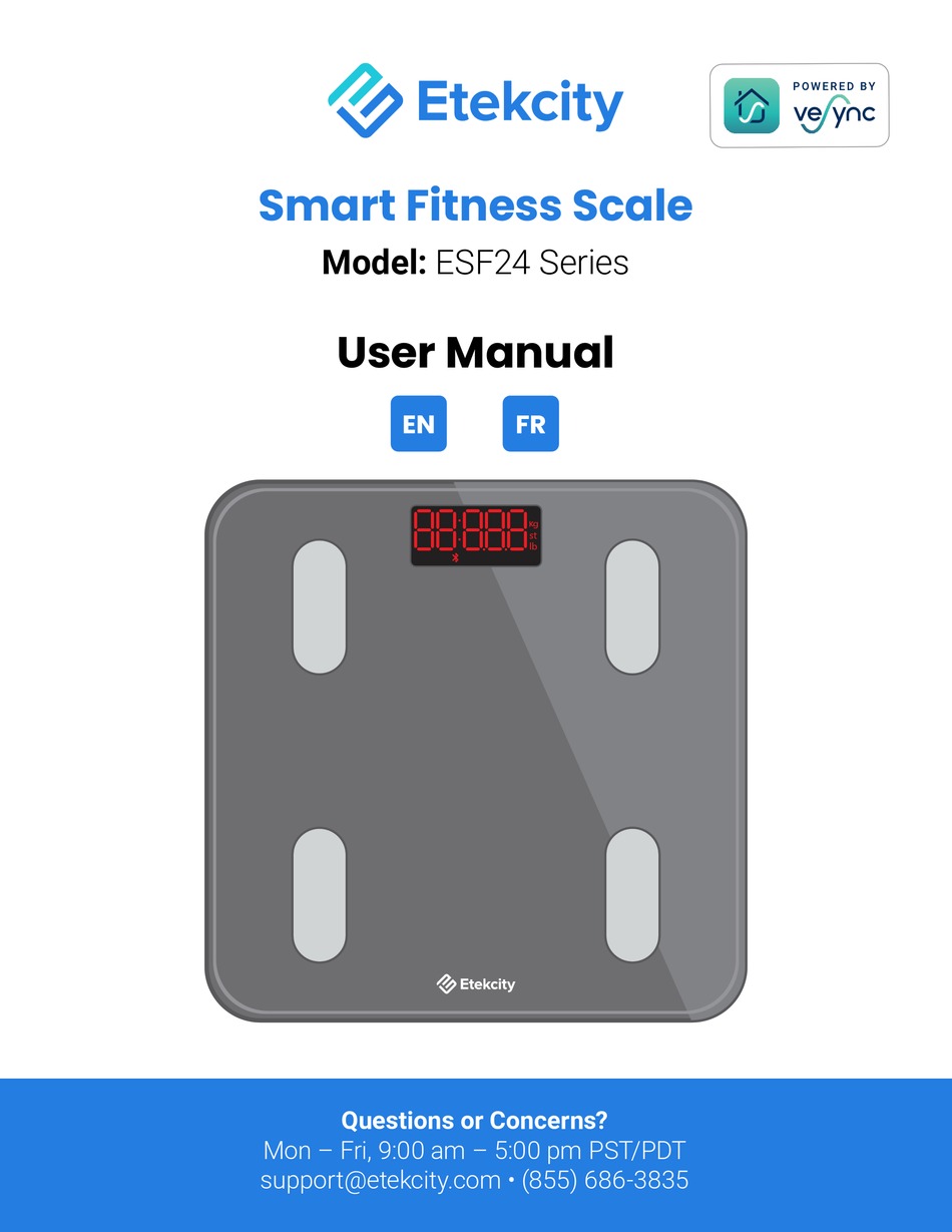 ETEKCITY ESF24 SERIES USER MANUAL Pdf Download ManualsLib