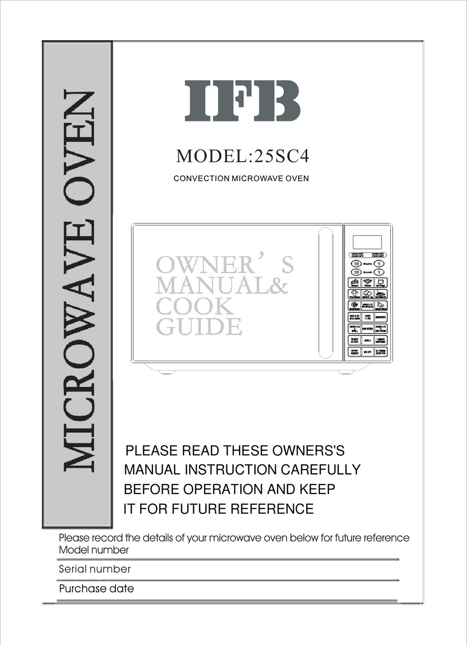 IFB 25SC4 MANUAL Pdf Download ManualsLib