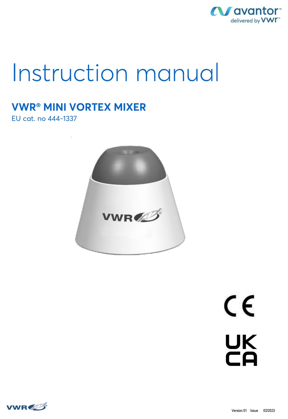 VWR AVANTOR 4441337 INSTRUCTION MANUAL Pdf Download ManualsLib
