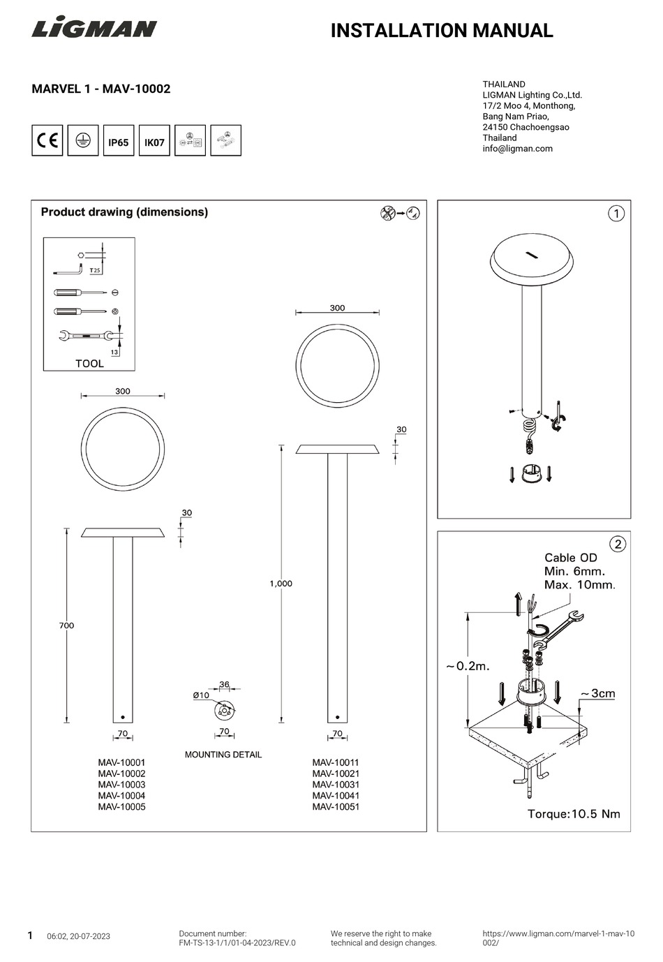 LIGMAN MARVEL 1 INSTRUCTION MANUAL Pdf Download | ManualsLib