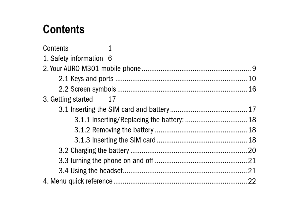 AURO M301 MANUAL Pdf Download ManualsLib