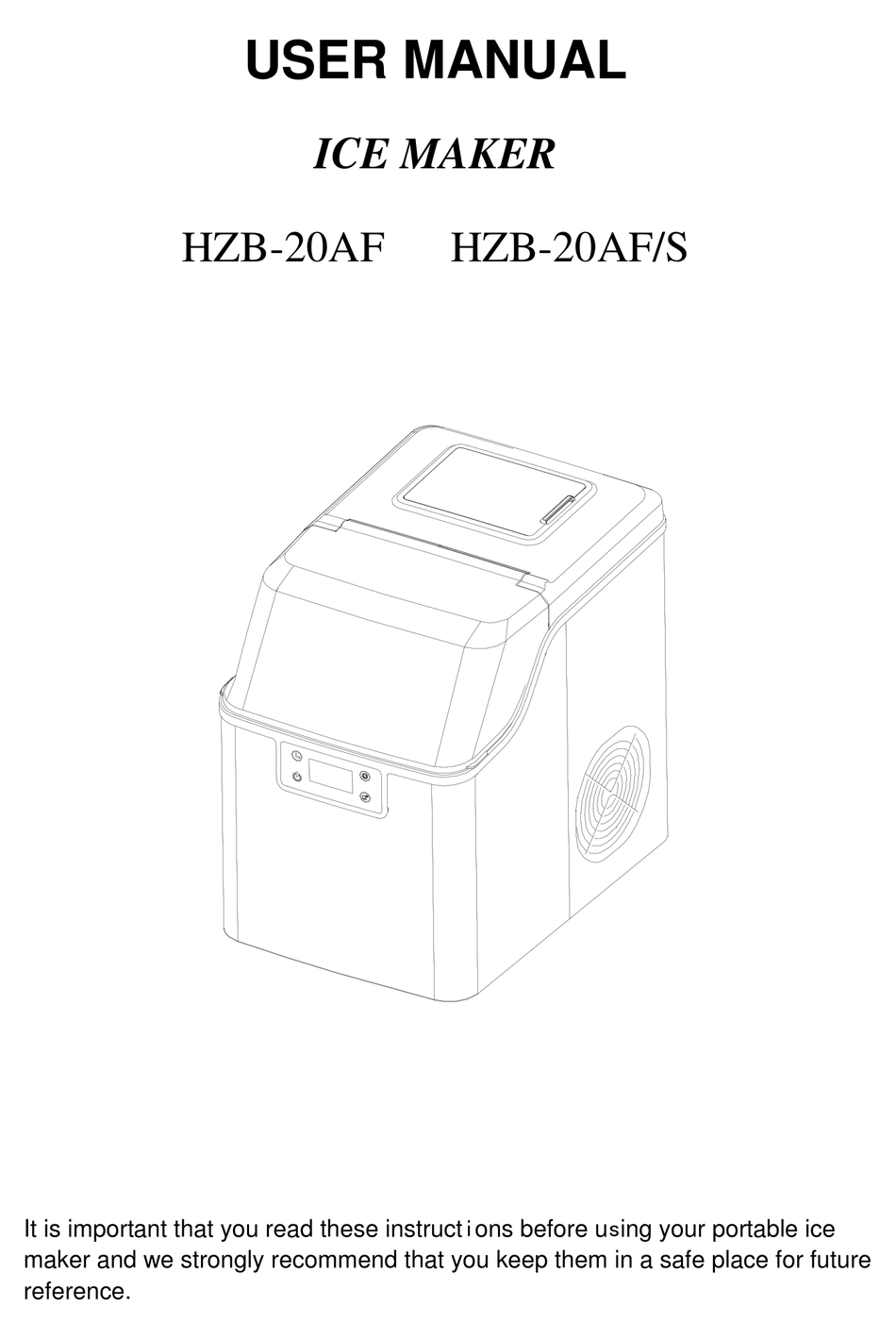 ARCTICA HZB20AF USER MANUAL Pdf Download ManualsLib