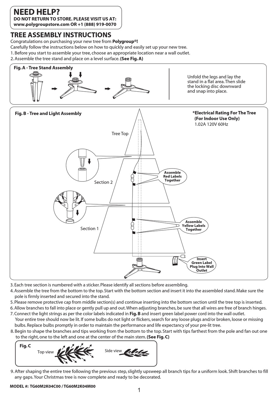 POLYGROUP TG60M2K04C00 ASSEMBLY INSTRUCTIONS Pdf Download ManualsLib