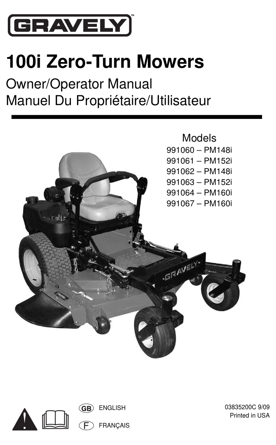 gravely-pm148i-owner-s-operator-s-manual-pdf-download-manualslib