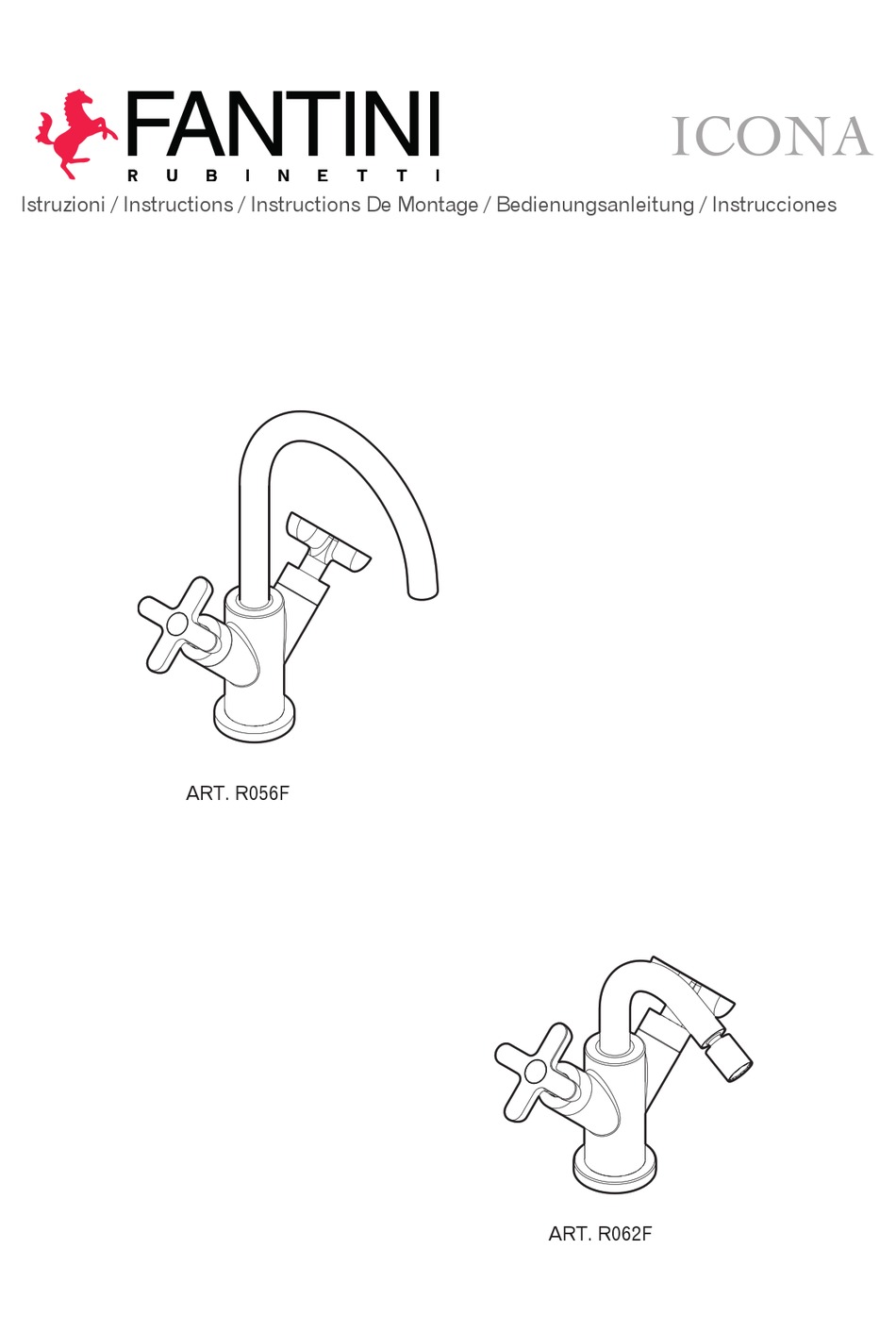 FANTINI ICONA R056F INSTRUCTIONS MANUAL Pdf Download ManualsLib