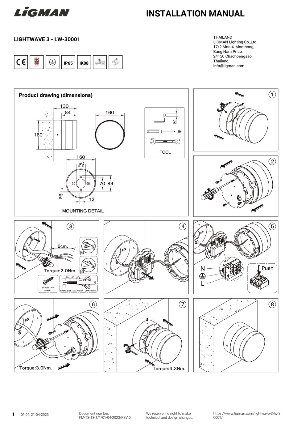 LIGMAN LIGHTWAVE 3 INSTALLATION MANUAL Pdf Download | ManualsLib