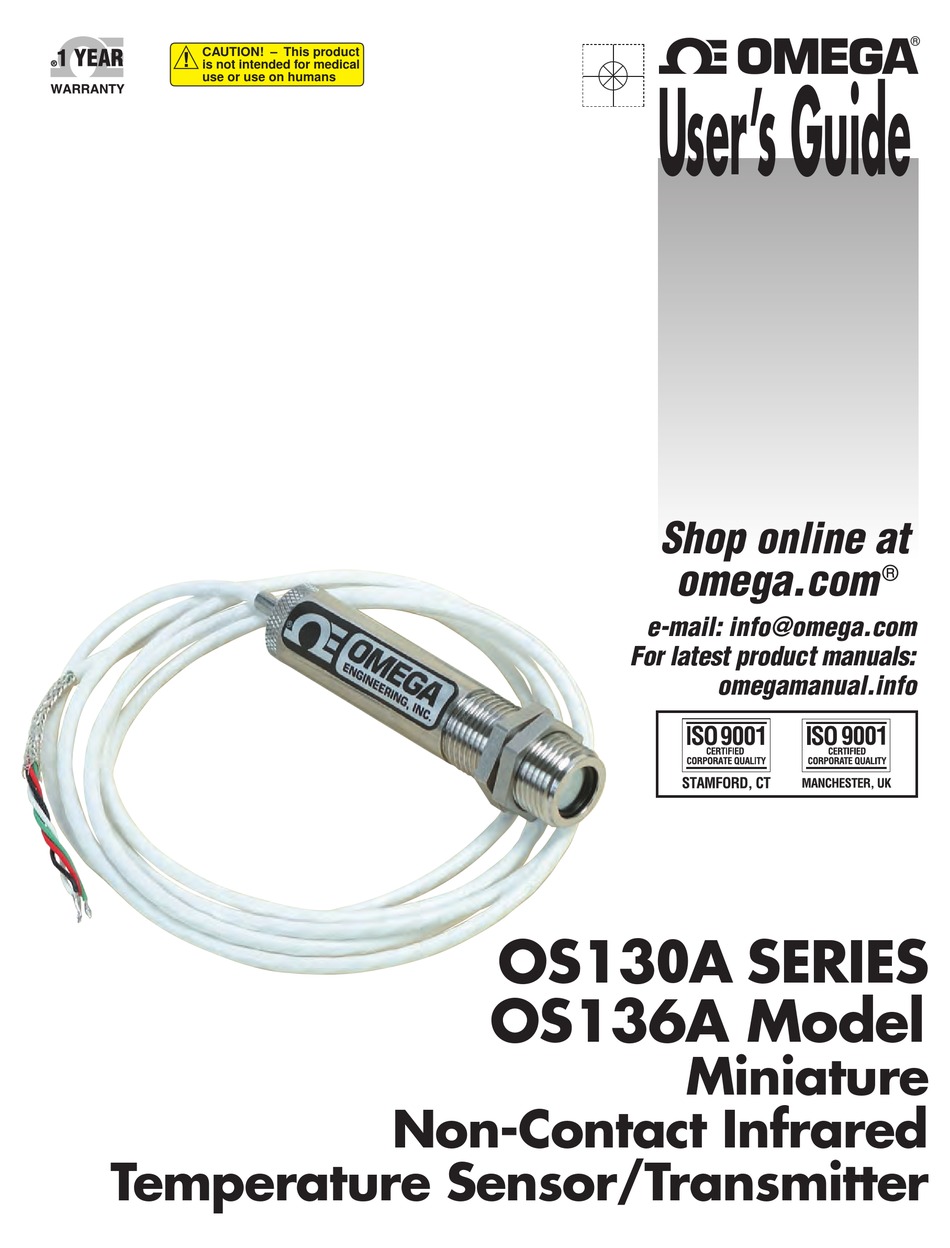 OMEGA OS130A SERIES USER MANUAL Pdf Download ManualsLib