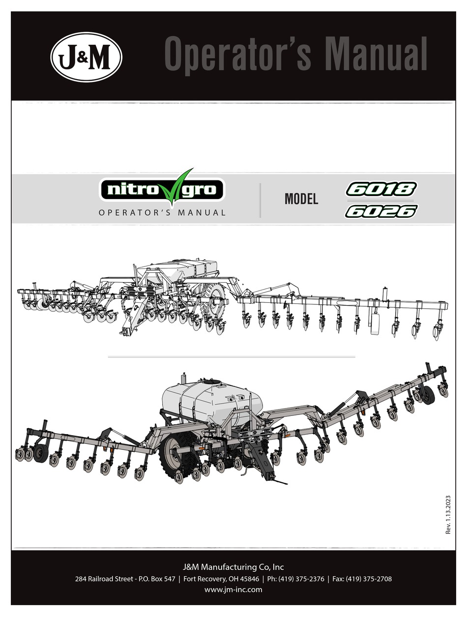 J&M 6018 OPERATOR'S MANUAL Pdf Download ManualsLib