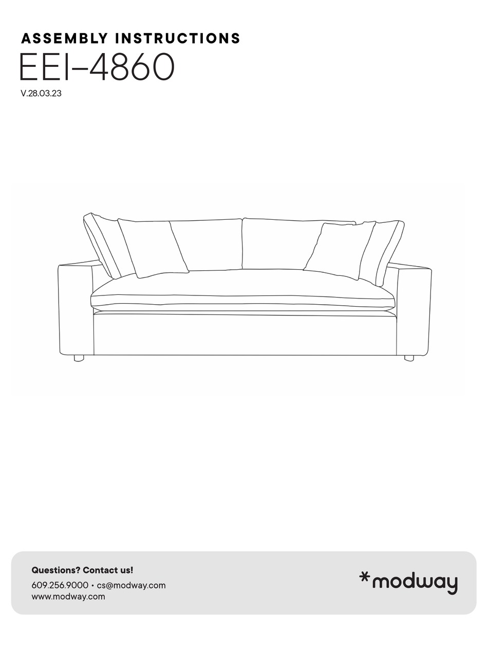 MODWAY COMMIX EEI4860 ASSEMBLY INSTRUCTIONS Pdf Download ManualsLib