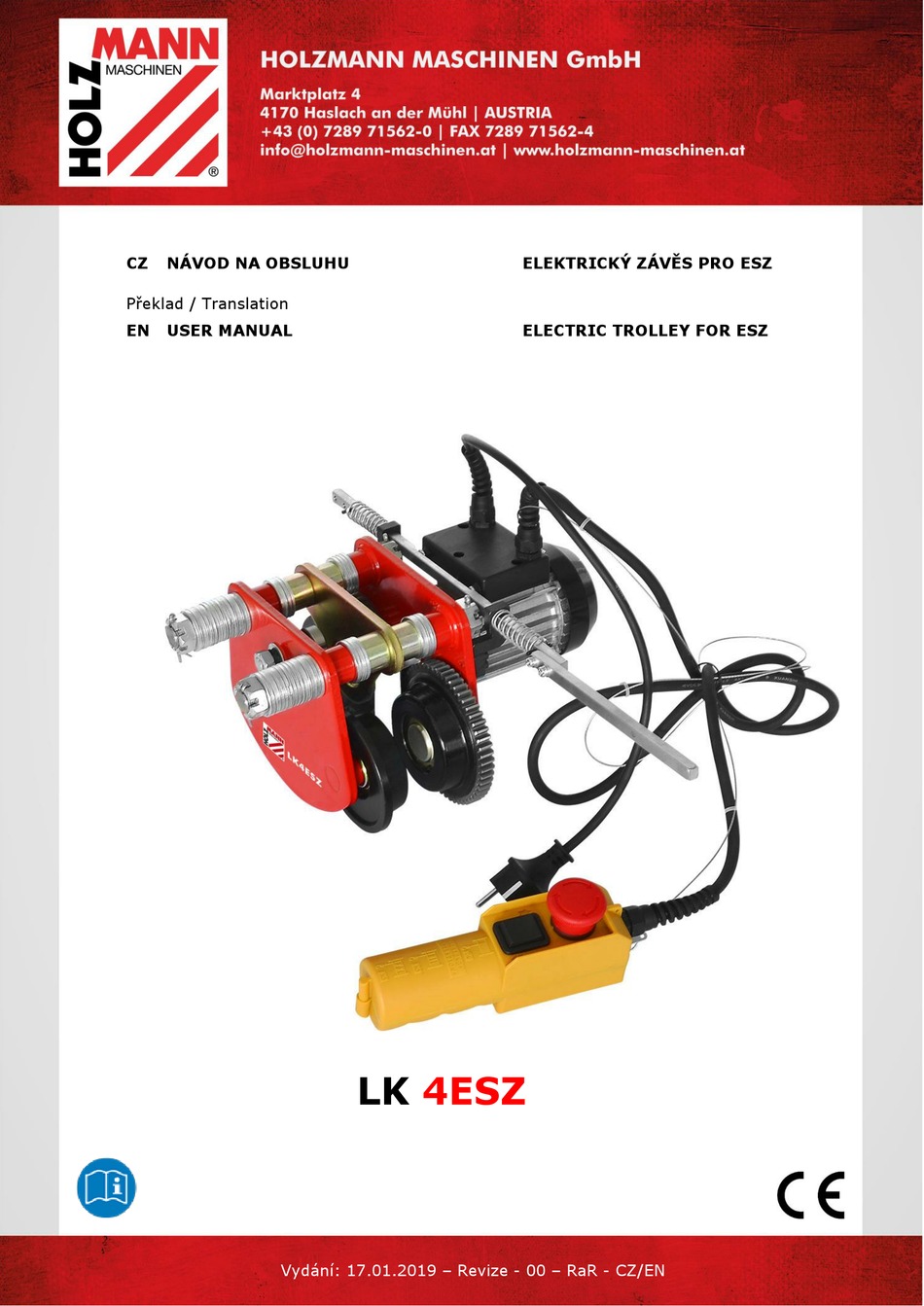 Holzmann Maschinen Lk 4esz User Manual Pdf Download Manualslib