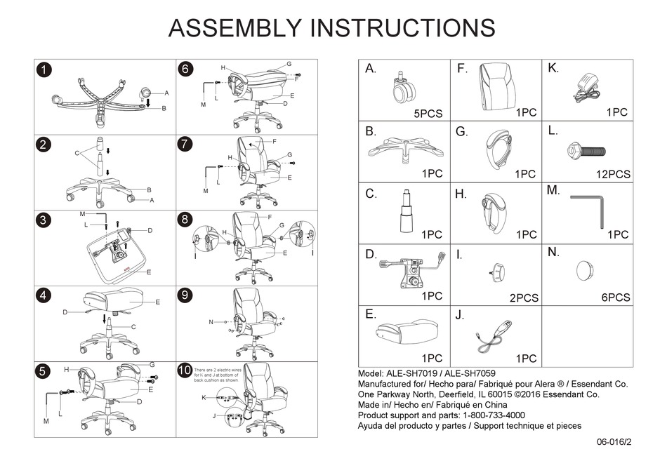 ALERA ALESH7059 ASSEMBLY INSTRUCTIONS MANUAL Pdf Download ManualsLib