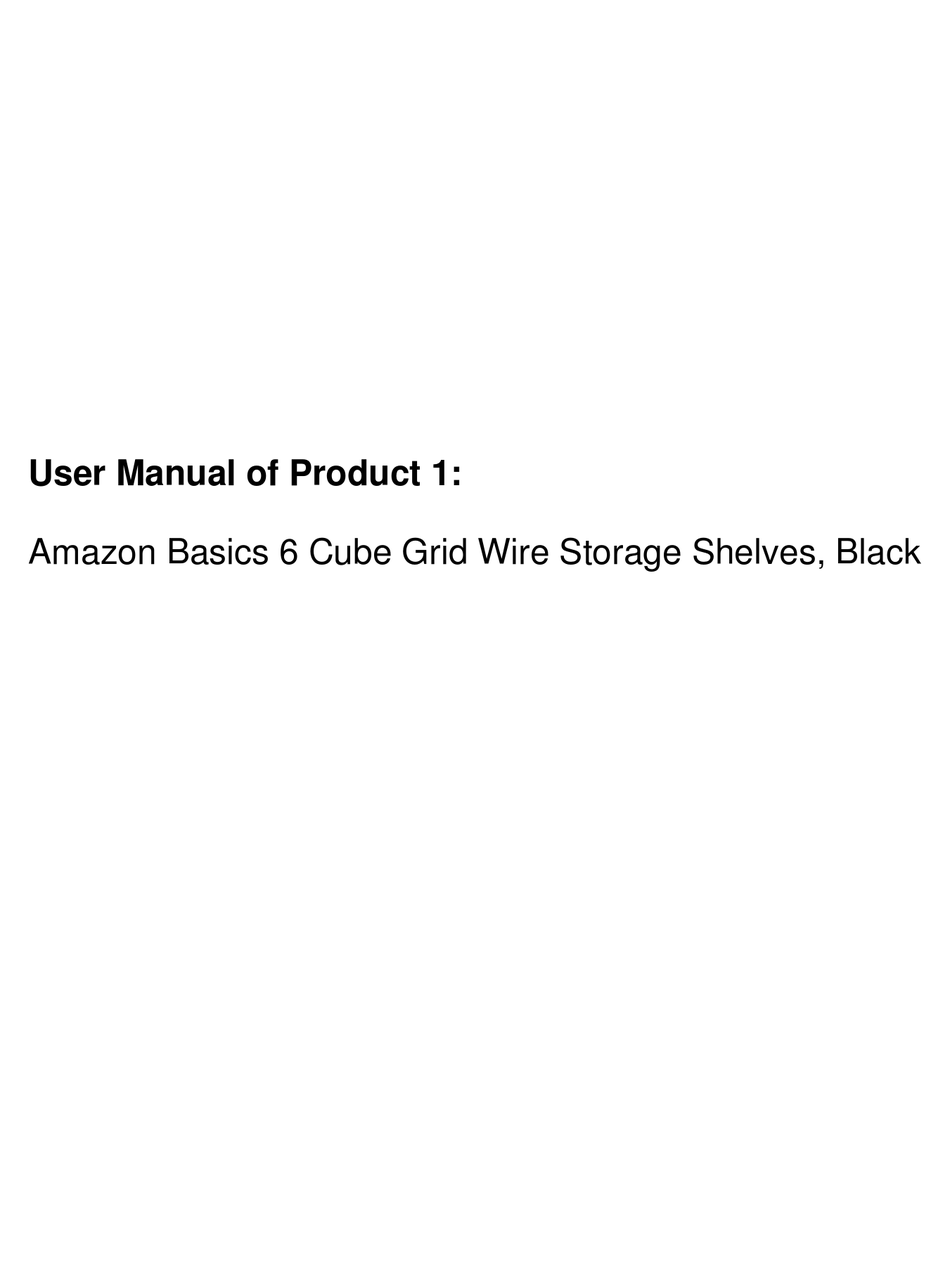 AMAZONBASICS B0735GRJXY MANUAL Pdf Download | ManualsLib