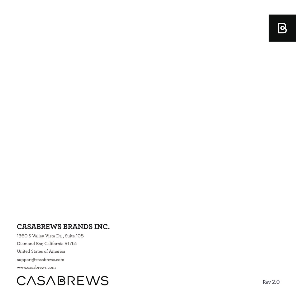 CASABREWS 5700 GENSE INSTRUCTION MANUAL Pdf Download ManualsLib