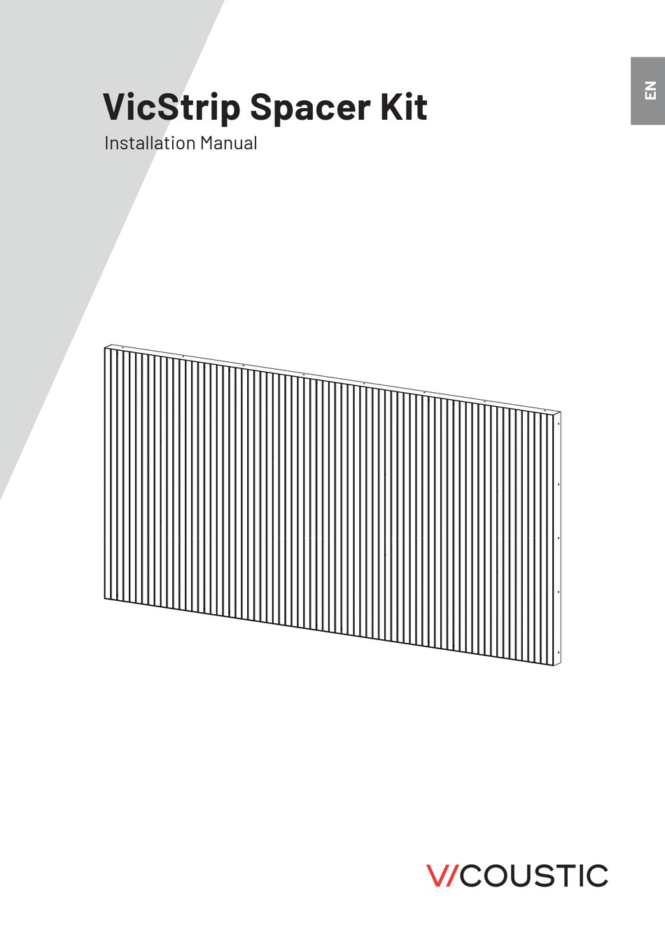 VICOUSTIC VICSTRIP SPACER KIT INSTALLATION MANUAL Pdf Download ManualsLib