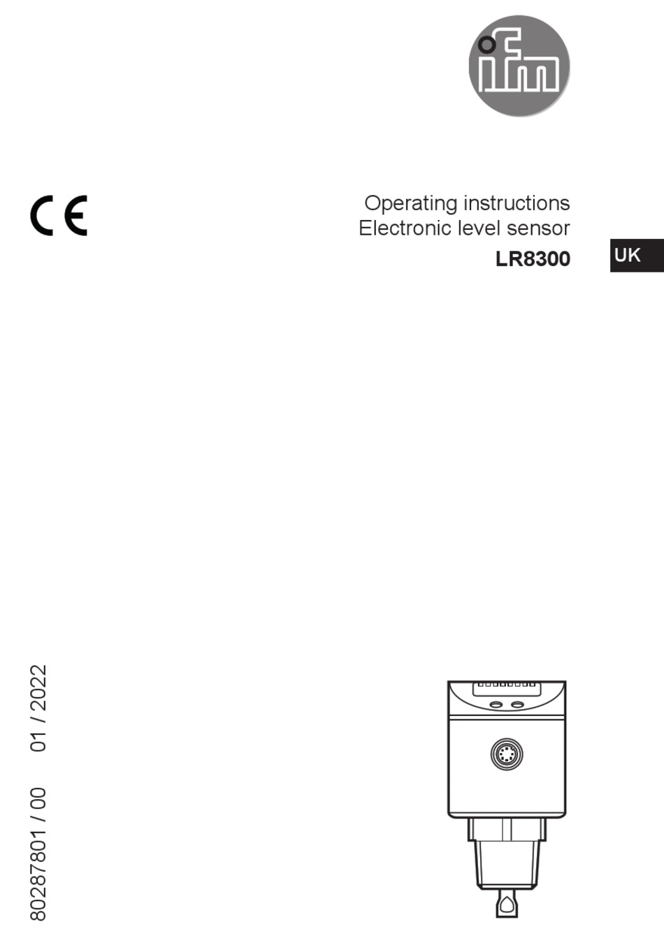 IFM ELECTRONIC LR8300 OPERATING INSTRUCTIONS MANUAL Pdf Download ...