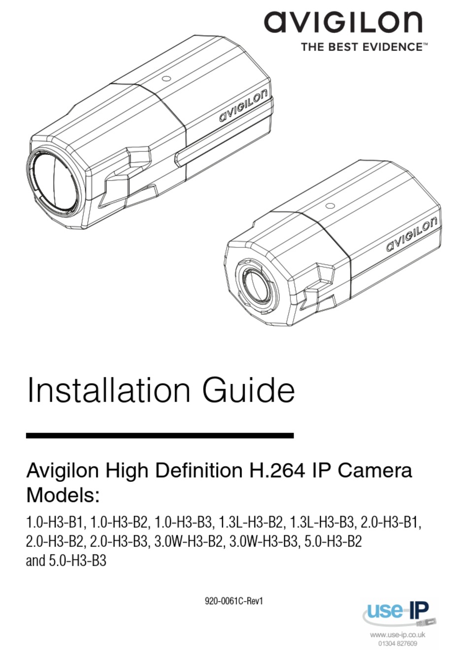 AVIGILON 1.0H3B2 INSTALLATION MANUAL Pdf Download ManualsLib