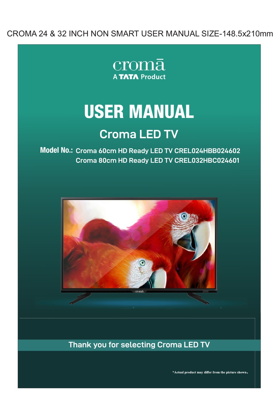 TATA MOTORS CROMA CREL024HBB024602 USER MANUAL Pdf Download ManualsLib
