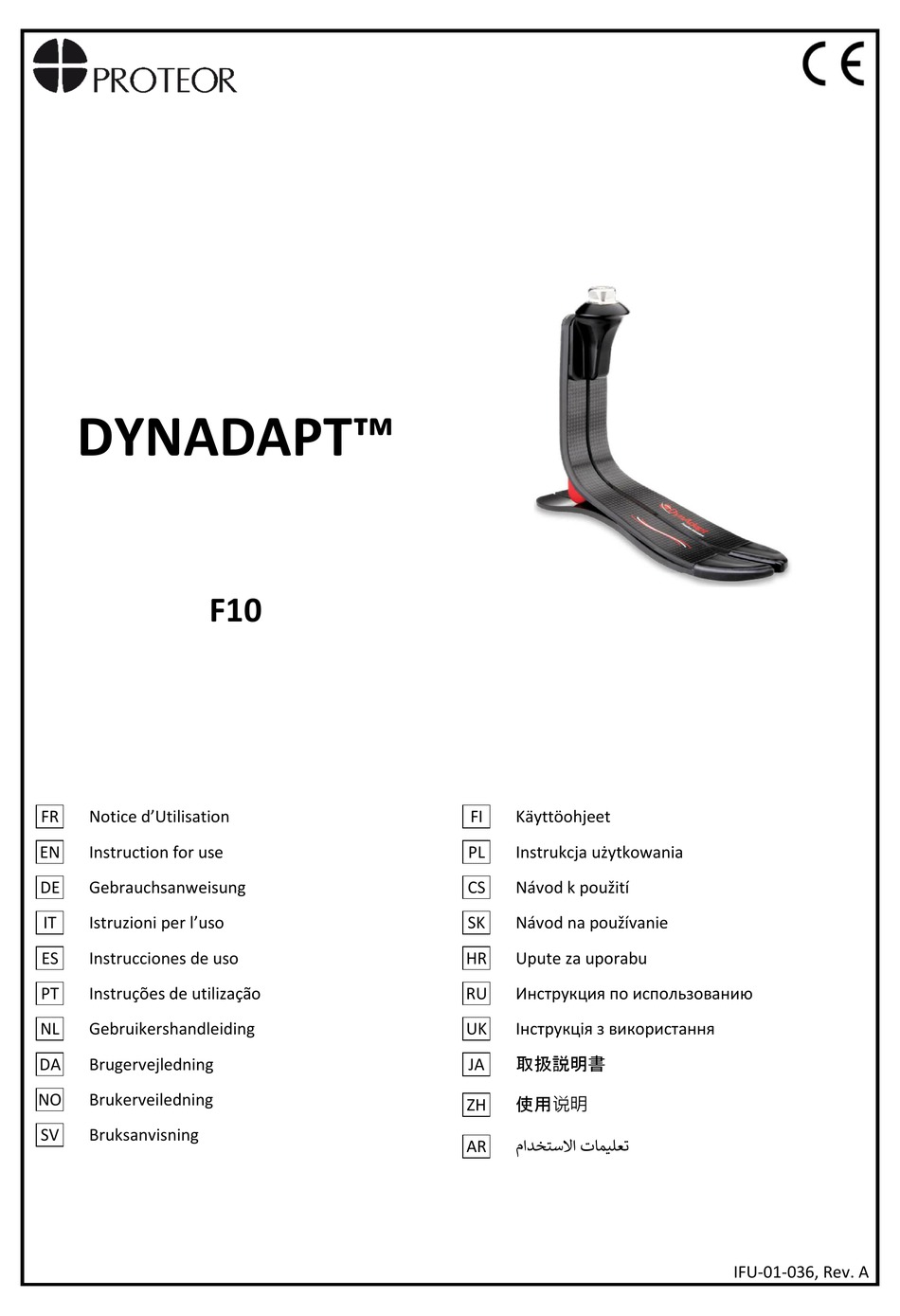 proteor-dynadapt-f10-instructions-for-use-manual-pdf-download-manualslib