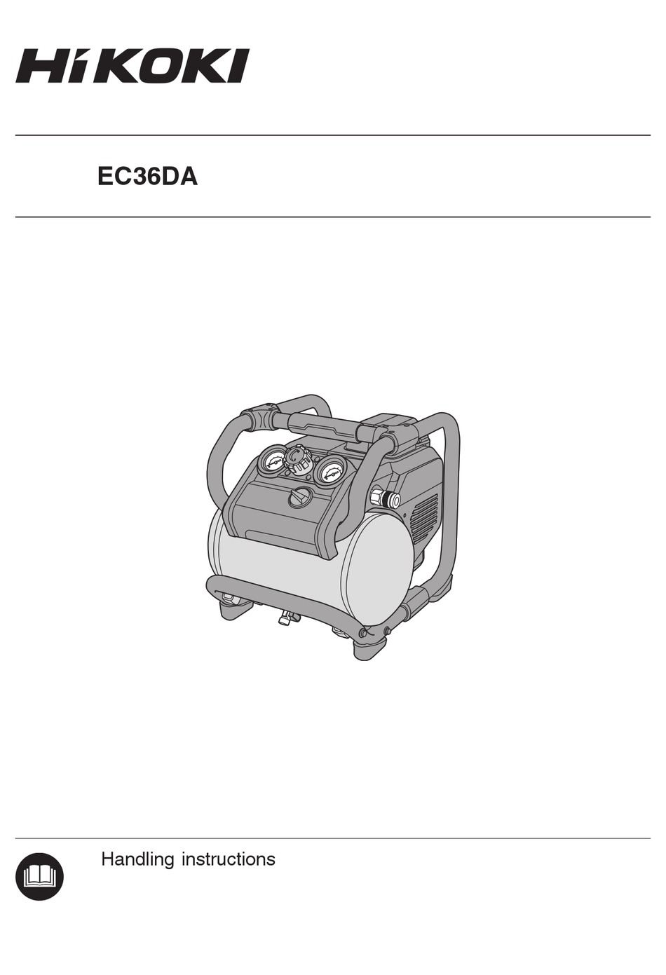 HIKOKI EC36DA HANDLING INSTRUCTIONS MANUAL Pdf Download | ManualsLib