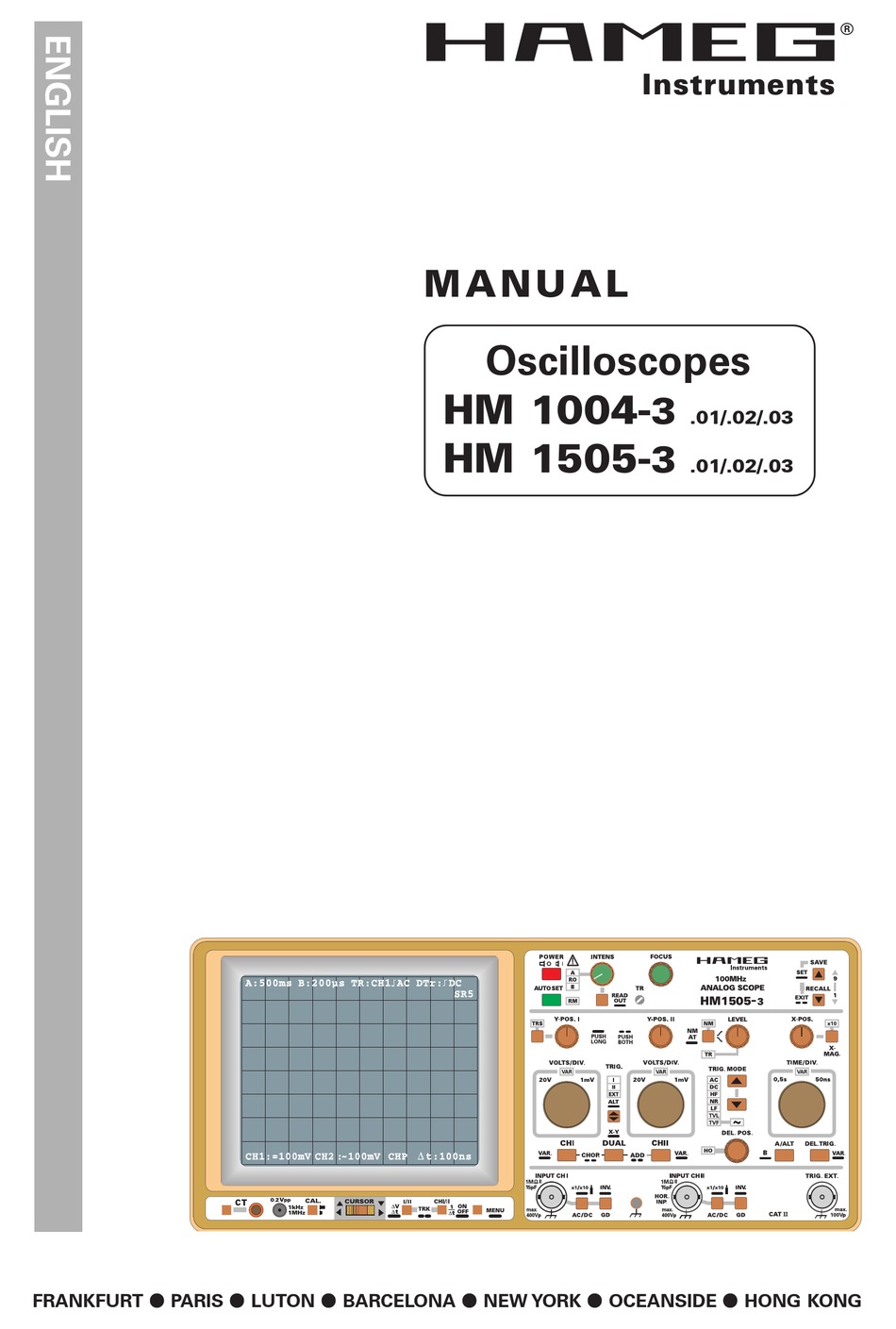 HAMEG HM 1004-3.01 MANUAL Pdf Download | ManualsLib