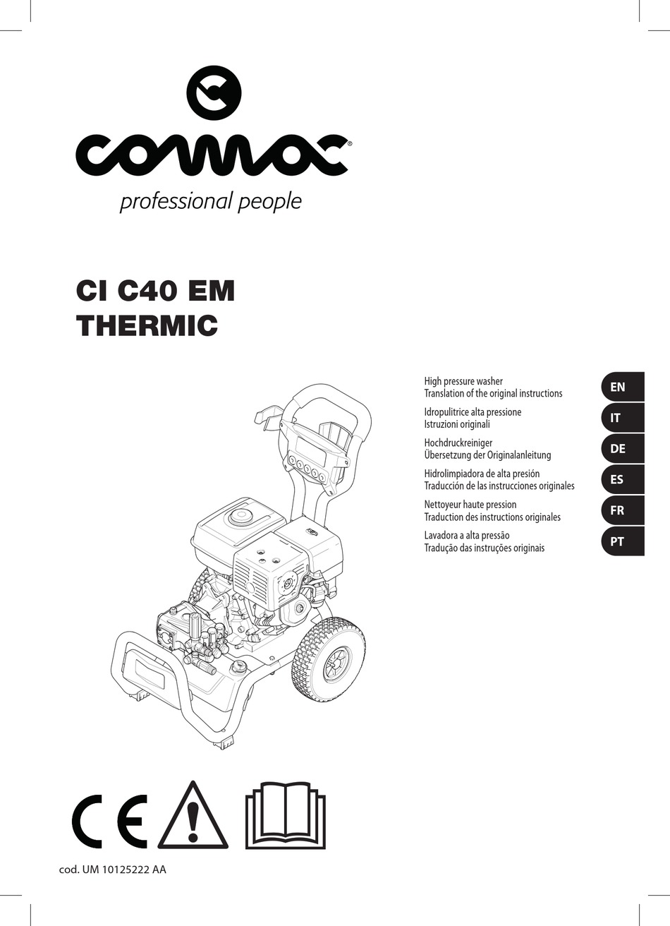 COMAC CI C40 EM THERMIC ORIGINAL INSTRUCTIONS MANUAL Pdf Download ...