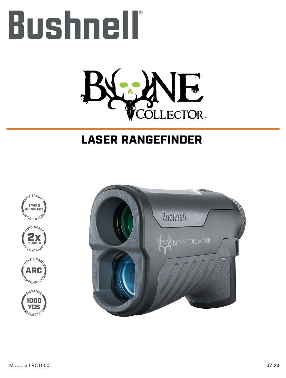 BUSHNELL BONE COLLECTOR LBC1000 MANUAL Pdf Download ManualsLib