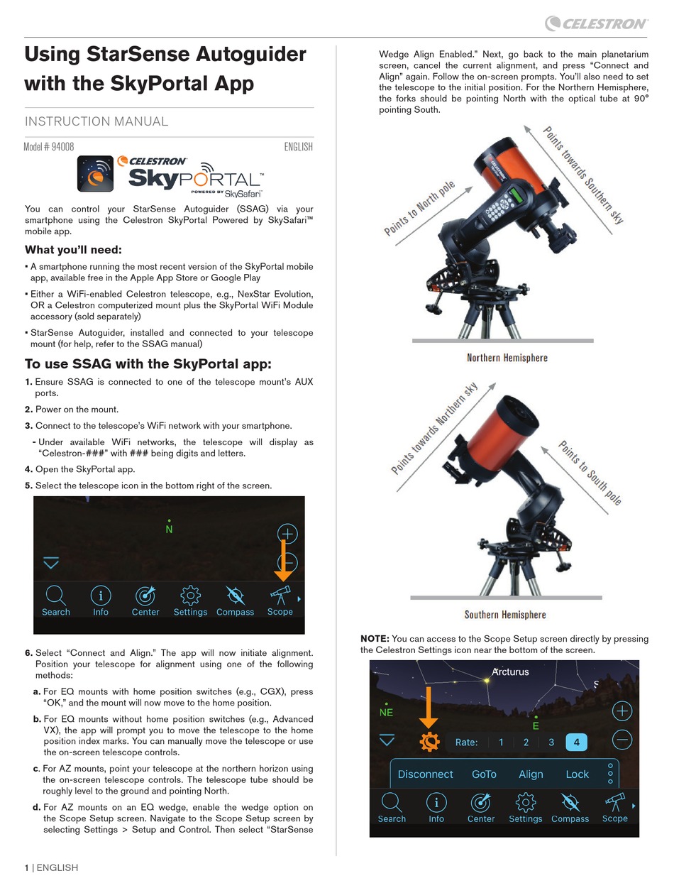 CELESTRON 94008 INSTRUCTION MANUAL Pdf Download ManualsLib