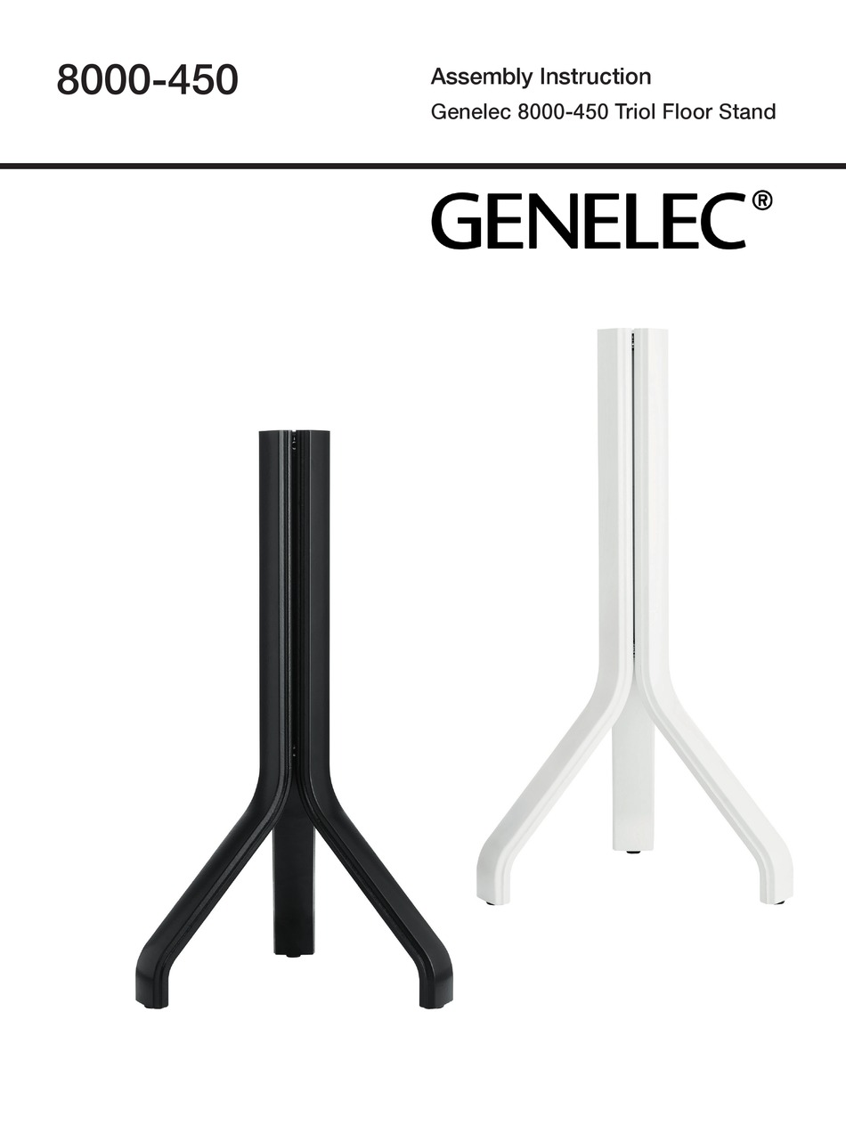 GENELEC 8000-450 ASSEMBLY INSTRUCTION Pdf Download | ManualsLib