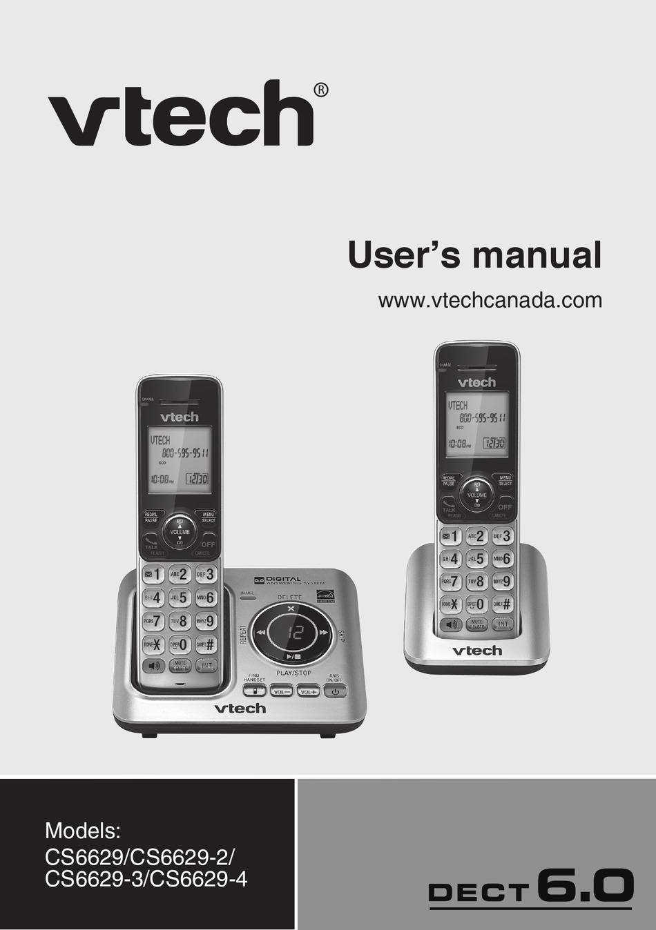 VTECH CS6629-2 USER MANUAL Pdf Download | ManualsLib