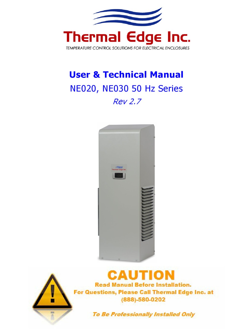 THERMAL EDGE NE030 SERIES USER