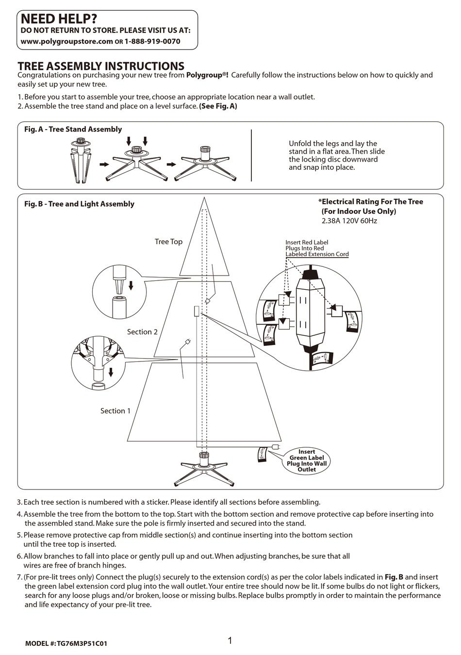 POLYGROUP TG76M3P51C01 ASSEMBLY INSTRUCTIONS Pdf Download ManualsLib