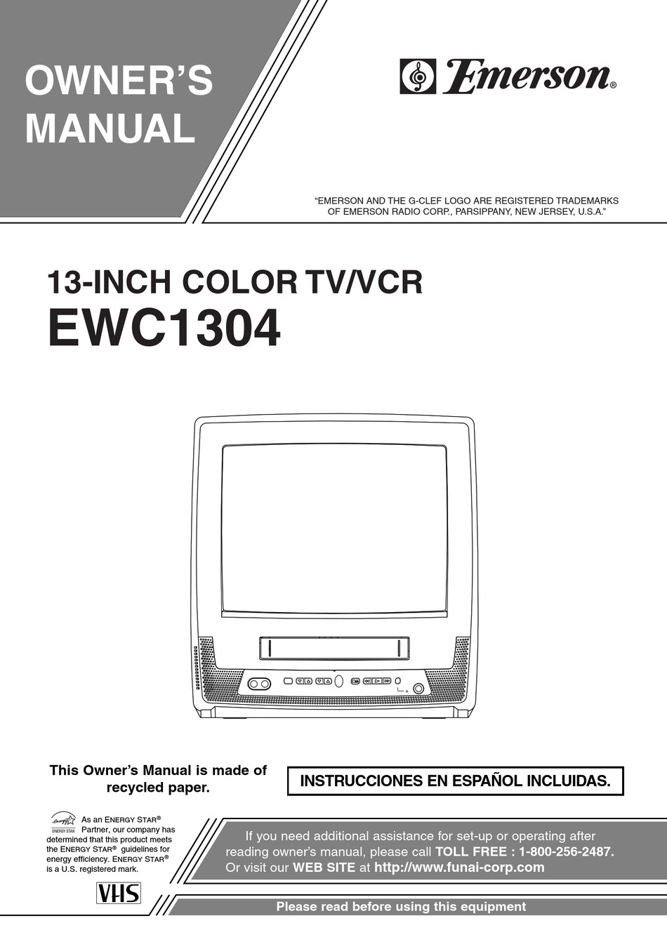 EMERSON EWC1304 OWNER'S MANUAL Pdf Download | ManualsLib