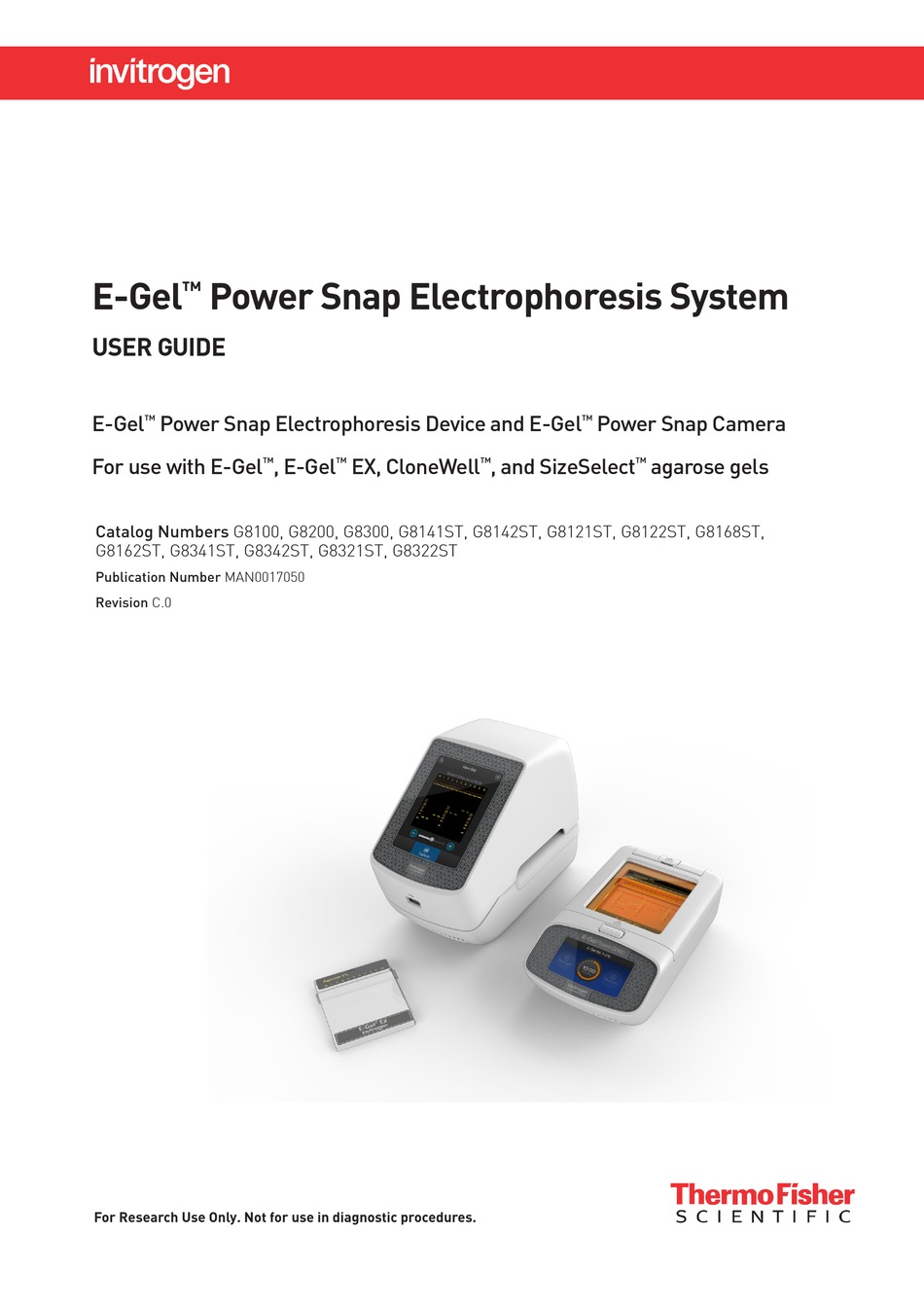 THERMO SCIENTIFIC INVITROGEN EGEL G8121ST USER MANUAL Pdf Download