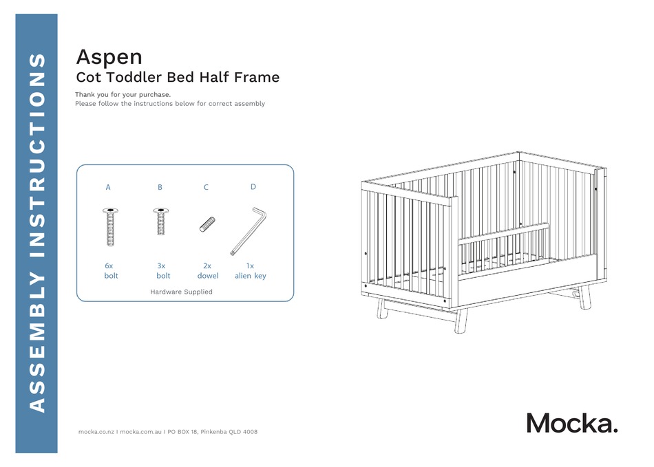 MOCKA ASPEN ASSEMBLY INSTRUCTIONS Pdf Download ManualsLib