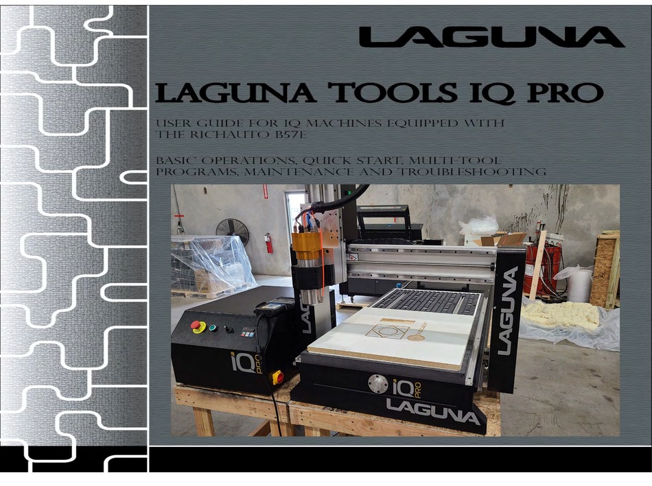 LAGUNA TOOLS IQ PRO USER MANUAL Pdf Download ManualsLib
