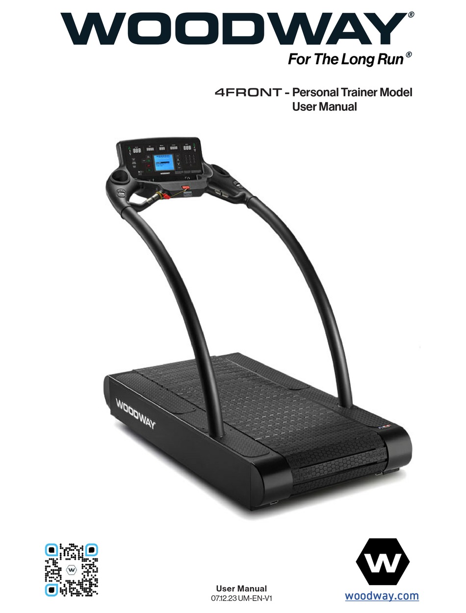 WOODWAY 4FRONT USER MANUAL Pdf Download ManualsLib