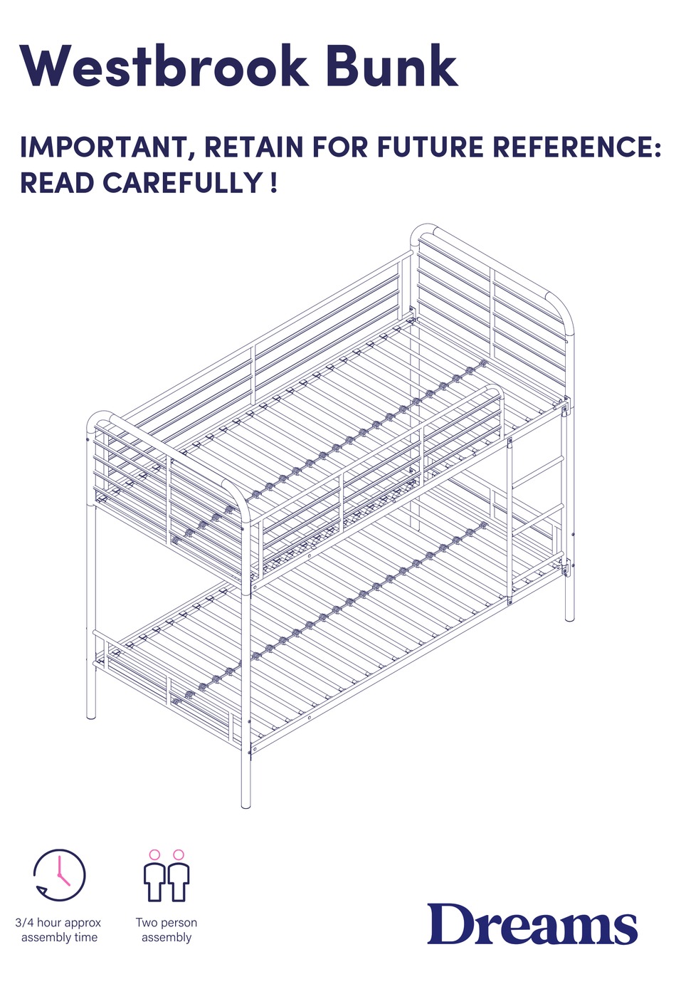 DREAMS WESTBROOK BUNK MANUAL Pdf Download ManualsLib